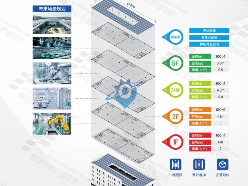 三桥高速路口地铁旁小面积多层研发办公厂房