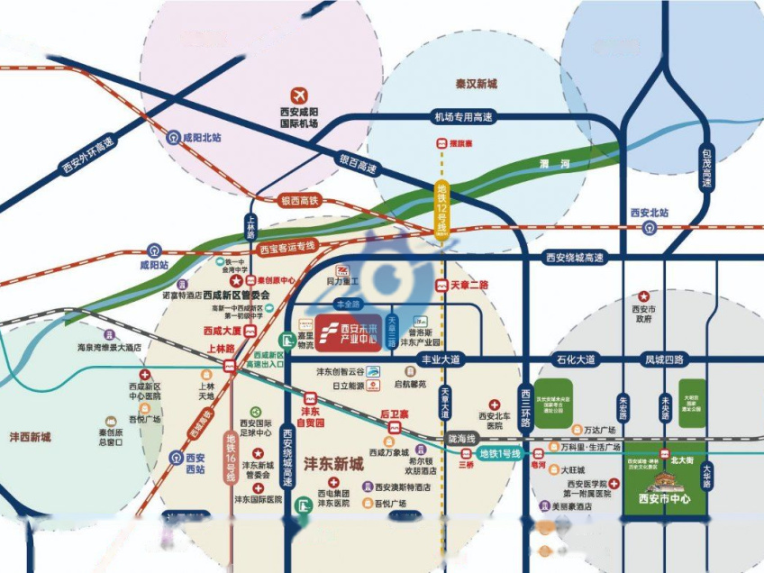 三桥高速路口地铁旁小面积多层研发办公厂房